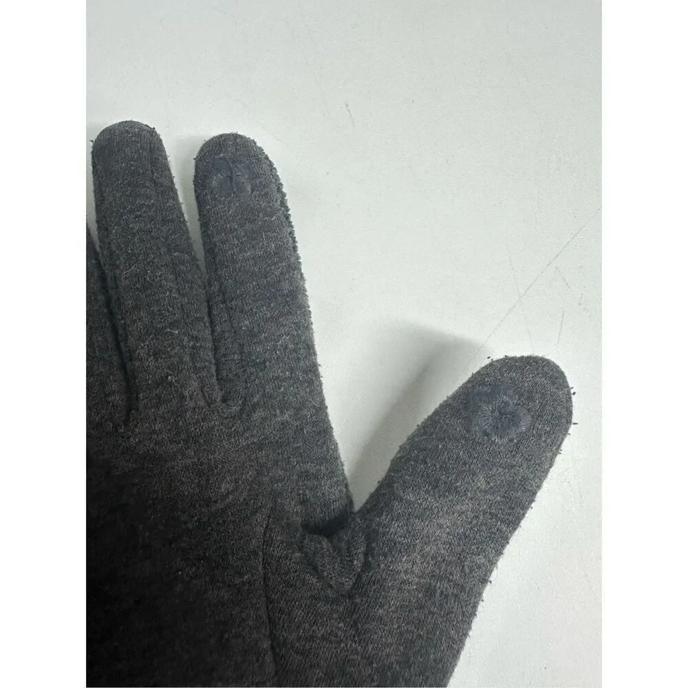 Elegant Women's Winter Thermal Gloves Matching Fur Ball Lined Size M See Notes